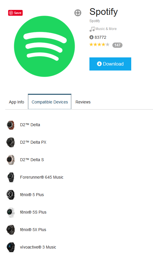 Garmin Trivia And More Spotification Via Va3m