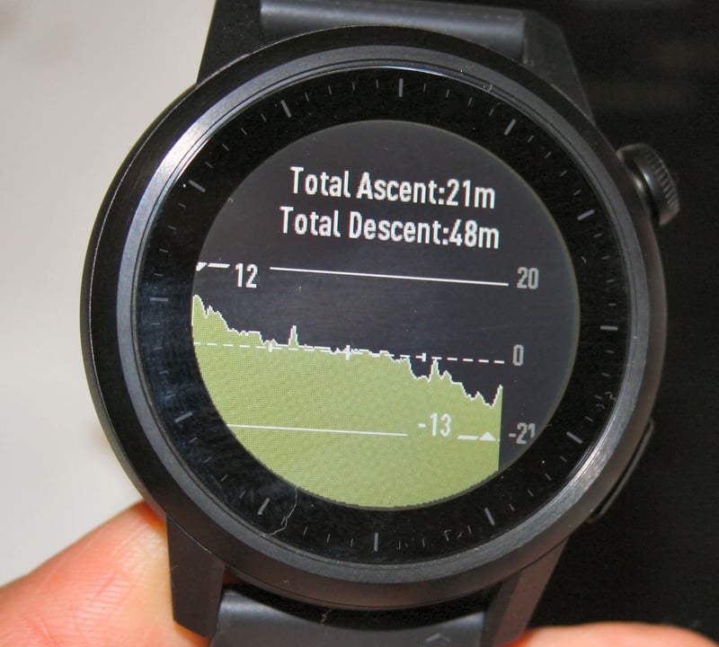 Coros Apex Navigation