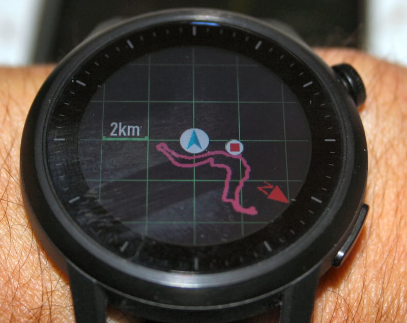 Coros Apex Navigation