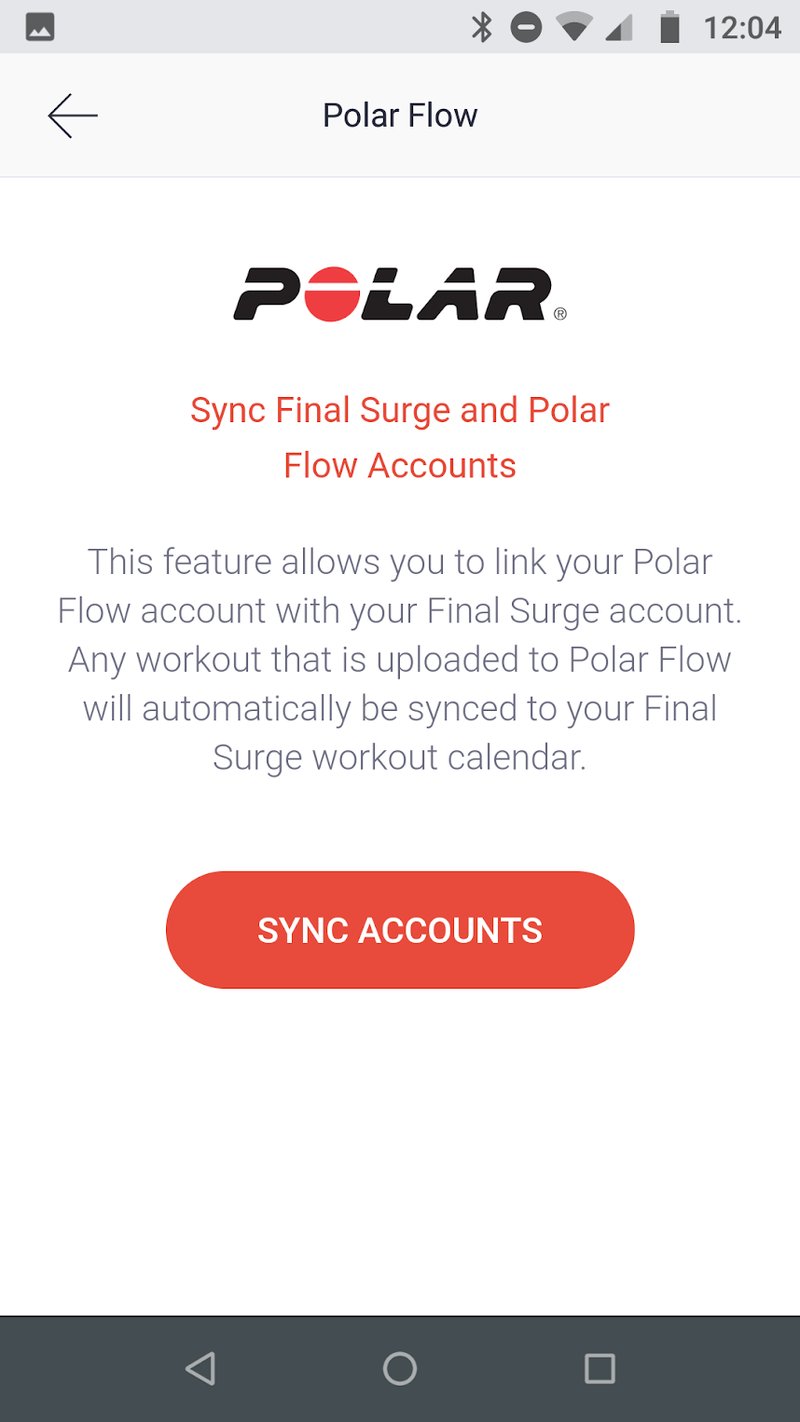 Polar Hook Up With Final Surge