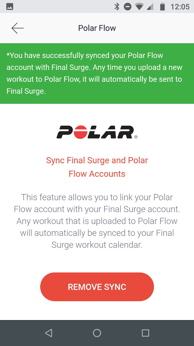 Polar Hook Up With Final Surge