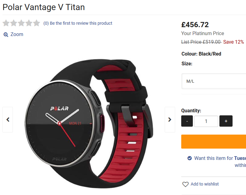 Polar Vantage V Titan - First Runs & Swims