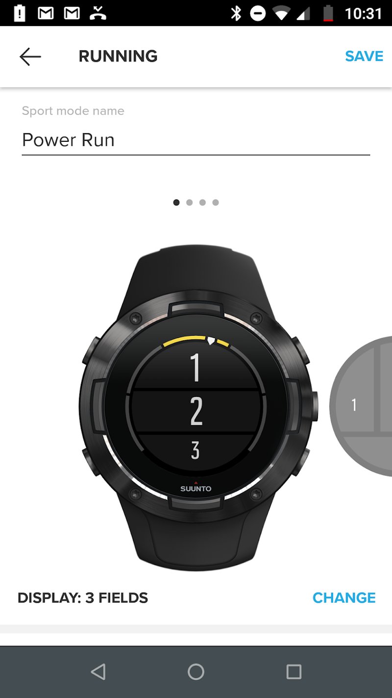 Suunto 5 Review app