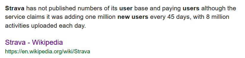 Strava - Pending New Awesome Feature Appears To Have Closed Competing Sites #discuss
