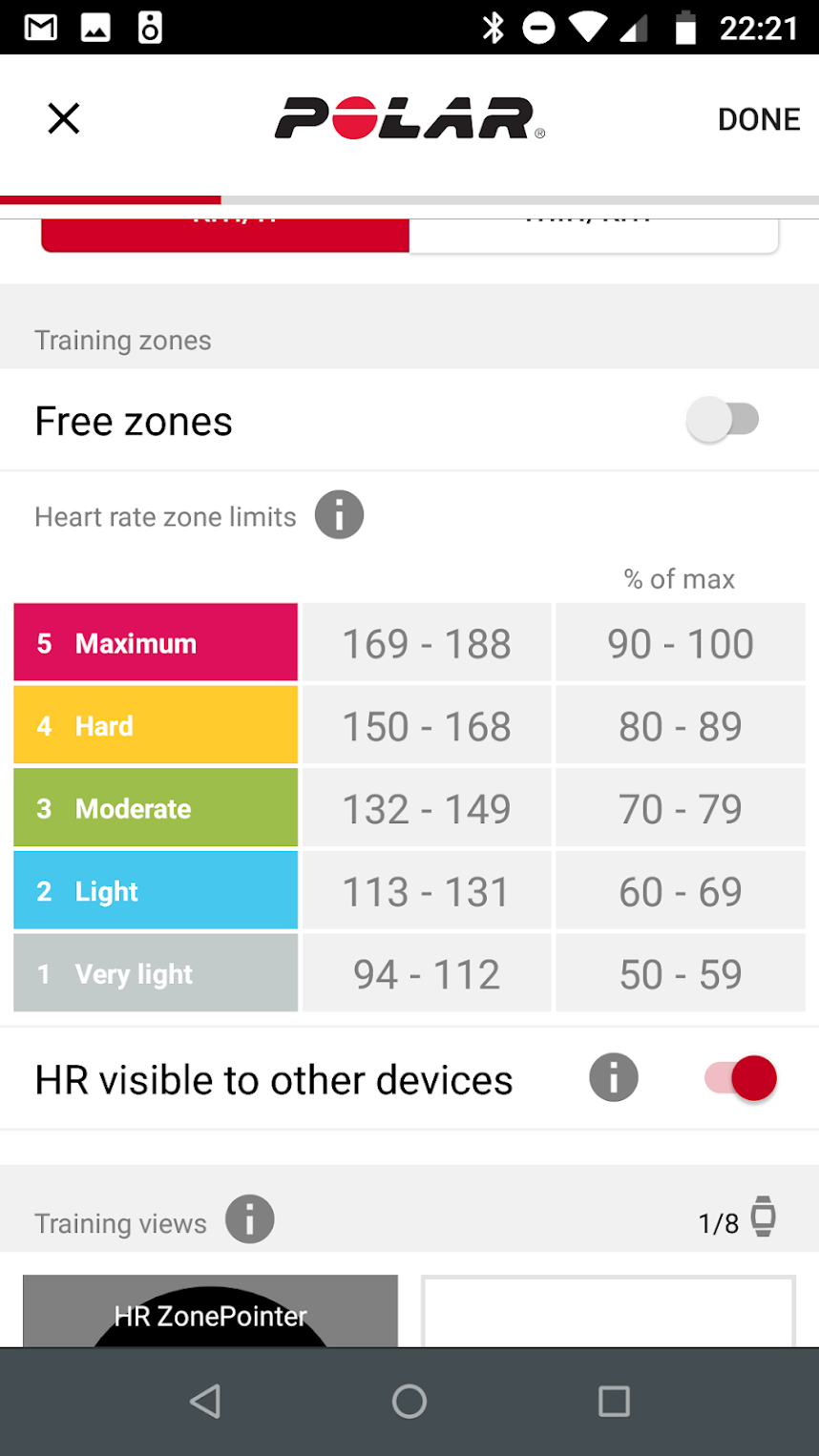 Polar Ignite Review Specifications