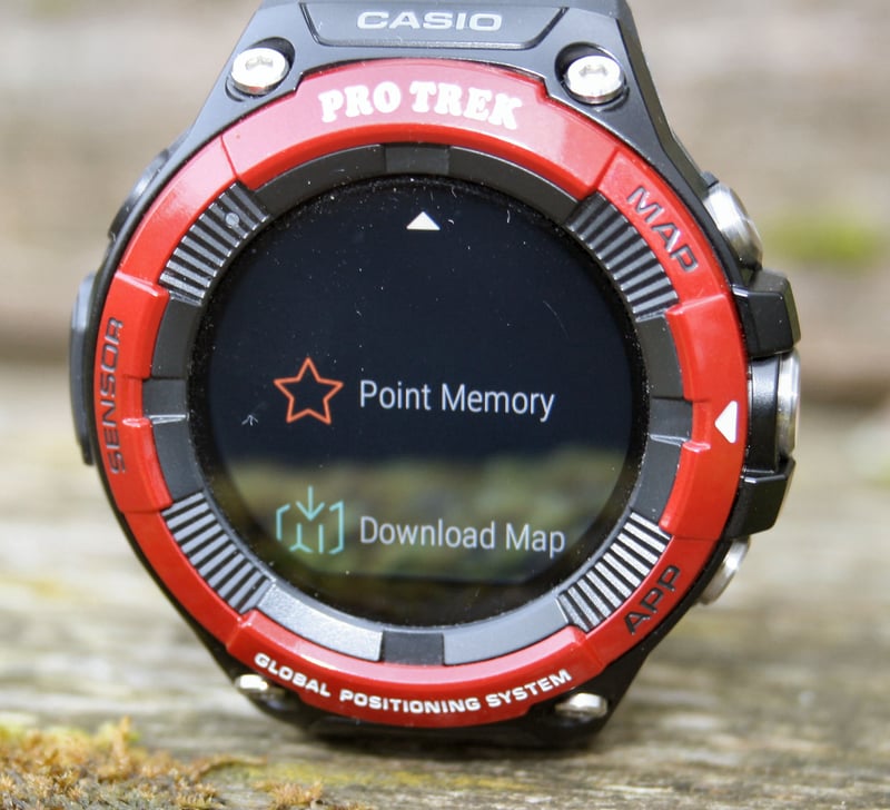 CASIO PRO TREK Smart WSD-F21HR 赤 カシオ、心拍計測機能を新搭載した「PRO TREK Smart WSD-F21HR