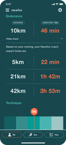 Polar Running Form Analysis Via Racefox