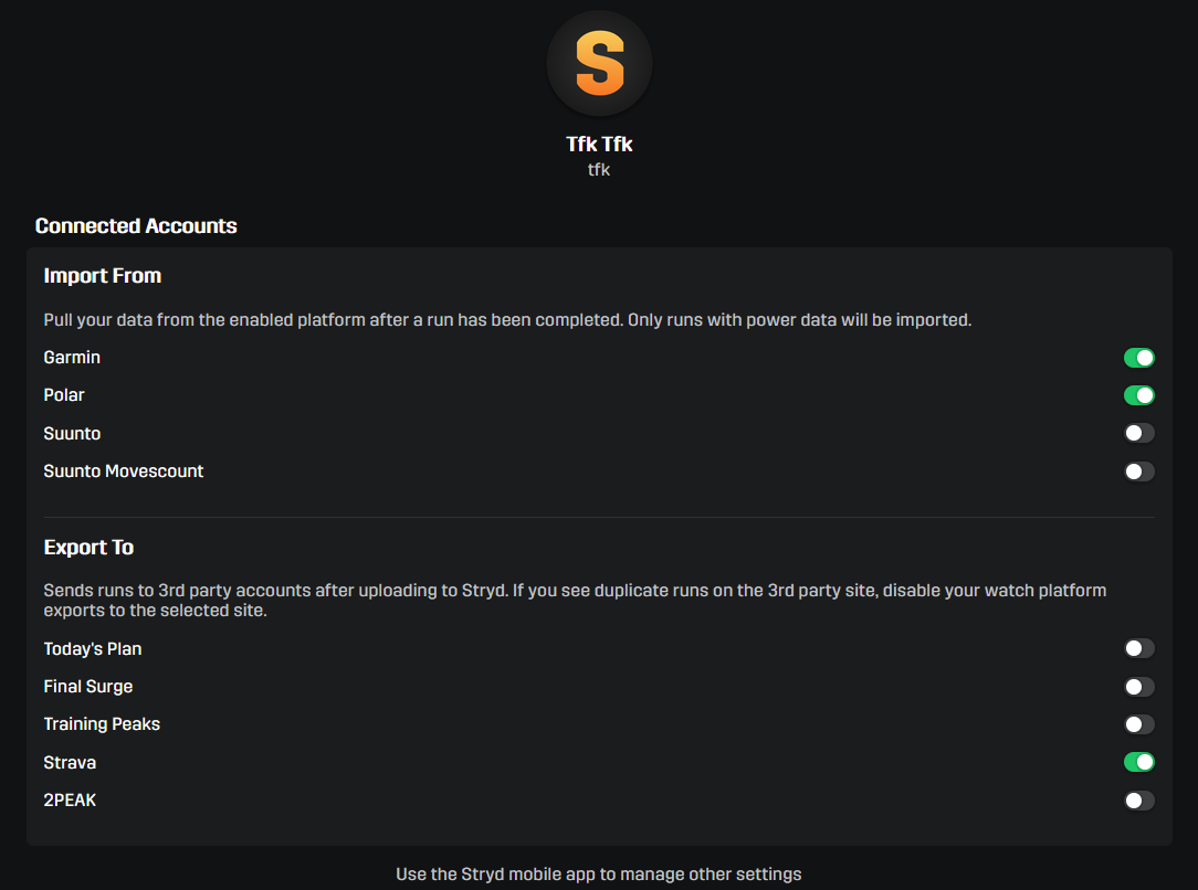Stryd Power Center - 2020, New Features