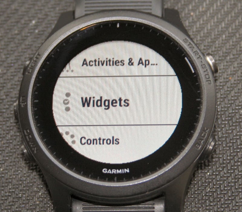 Garmin Widget Glances On The 945 And Beyond
