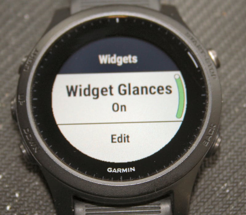 Garmin Widget Glances On The 945 And Beyond