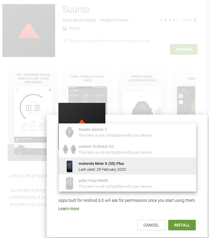 2021 - Suunto Wear Os App |