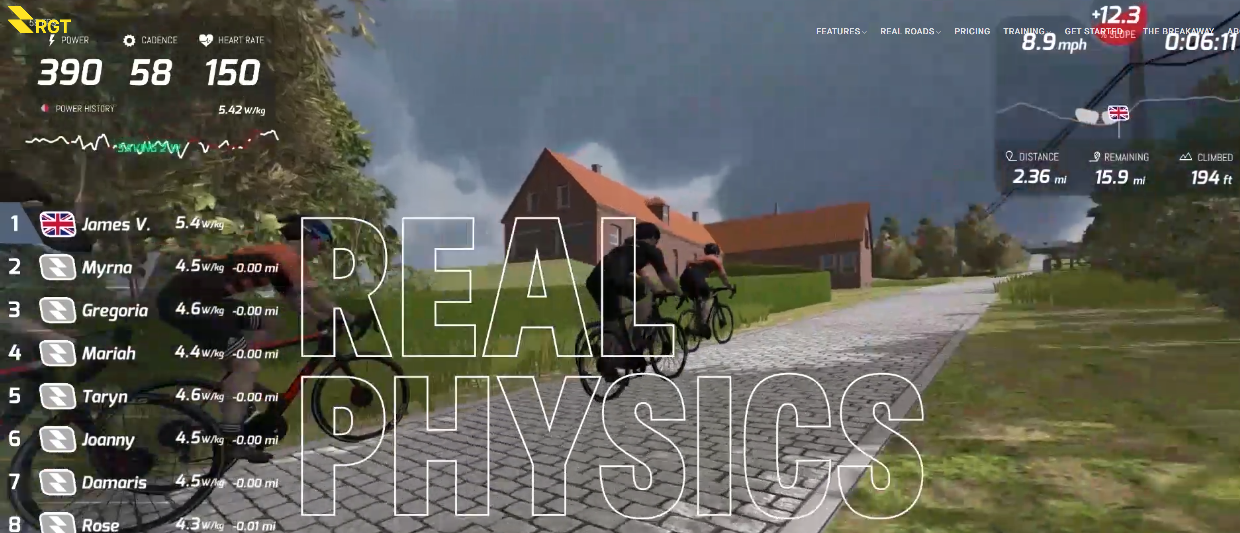 Rgt Goes Free  (It's Like Zwift ) Road Grand Tours (Now Wahoo Rgt)