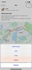 STRAVA Activity Cropping
