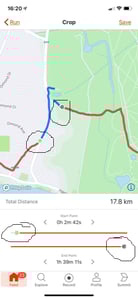 STRAVA Activity Cropping