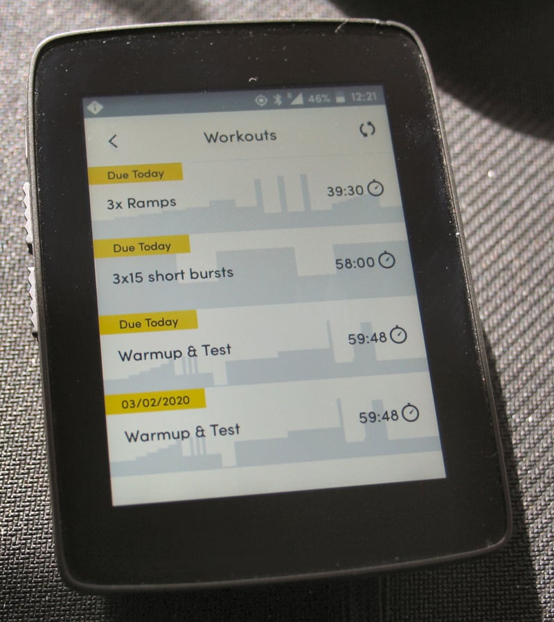 Karoo Now Supports Structured Workouts From Training Peaks