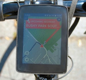 Hammerhead Karoo STRAVA Live Segments