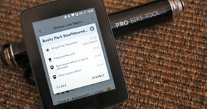 Hammerhead Karoo STRAVA Live Segments