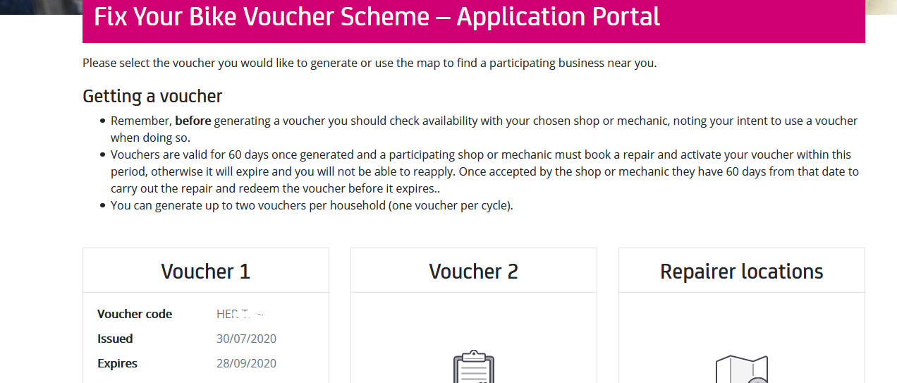 Uk Govt Cycling Scheme Open Now