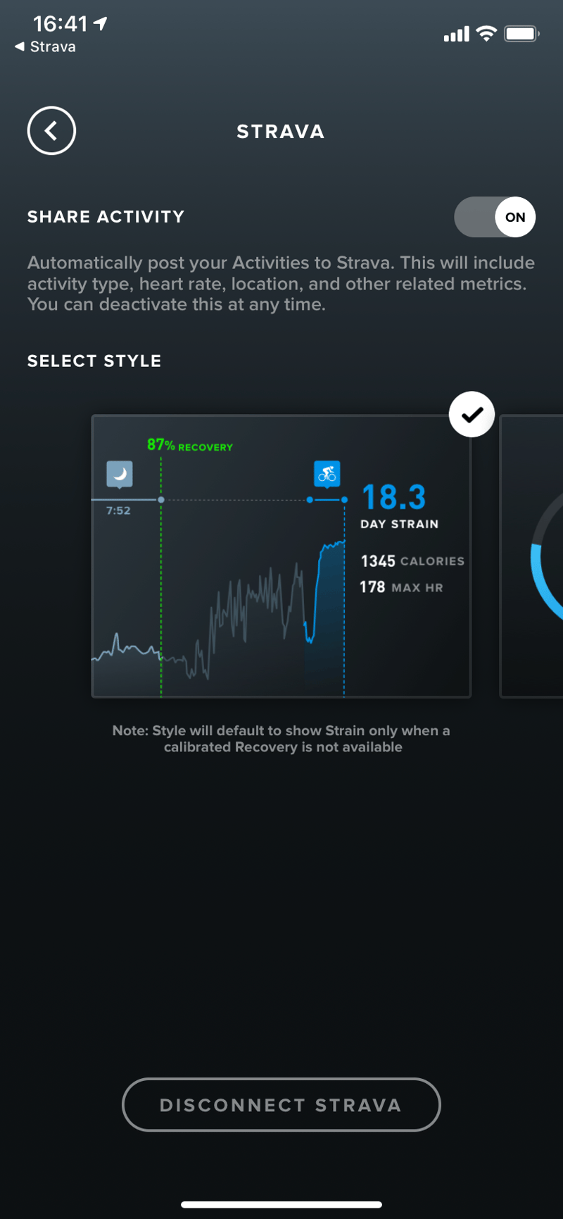 Whoop Creates Interesting Format Link To Strava