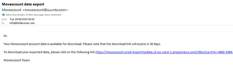 Suunto Movescount - End Of Life