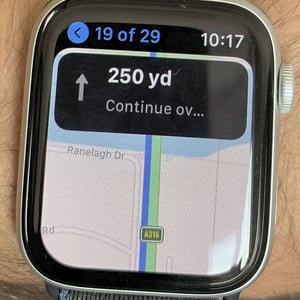 STRAVA app | Apple Watch Series 6
