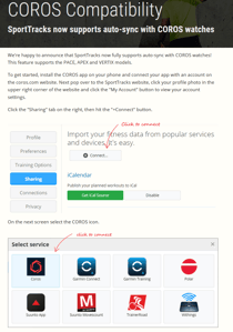 Sportstracks.mobi Adds Coros Support