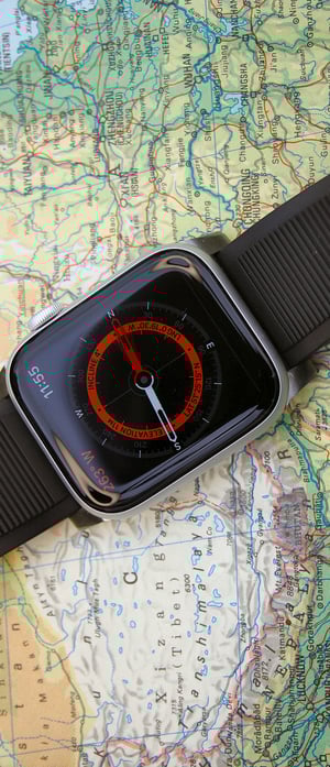 Apple Watch 6 SE 3 Compass Altimeter Barometer Routes best outdoor rugged Strap weather complication