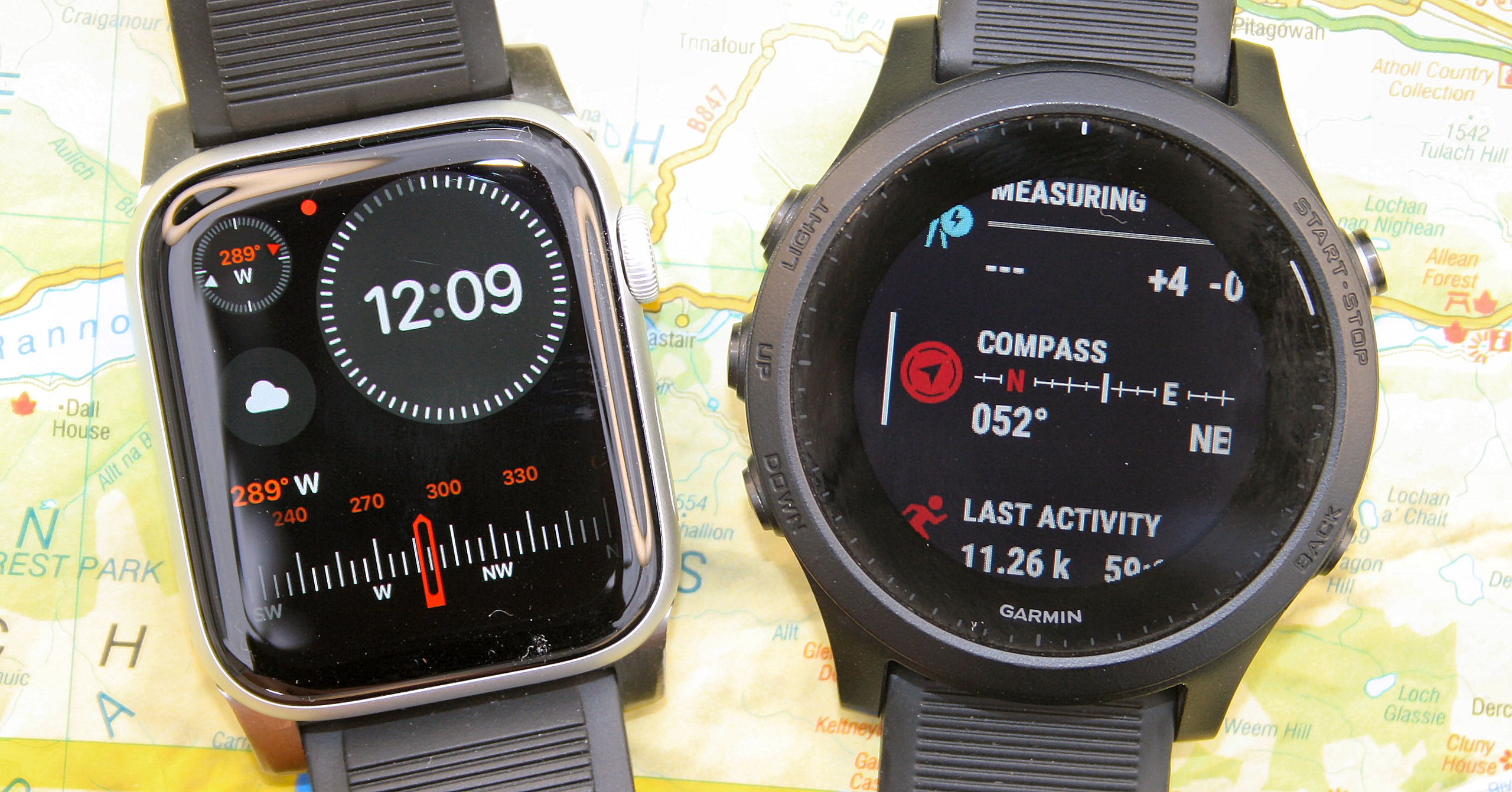 Apple Watch 6 SE 3 Compass Altimeter Barometer Routes best outdoor rugged Strap weather complication