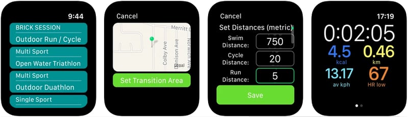 transition triathlon app apple watch ios