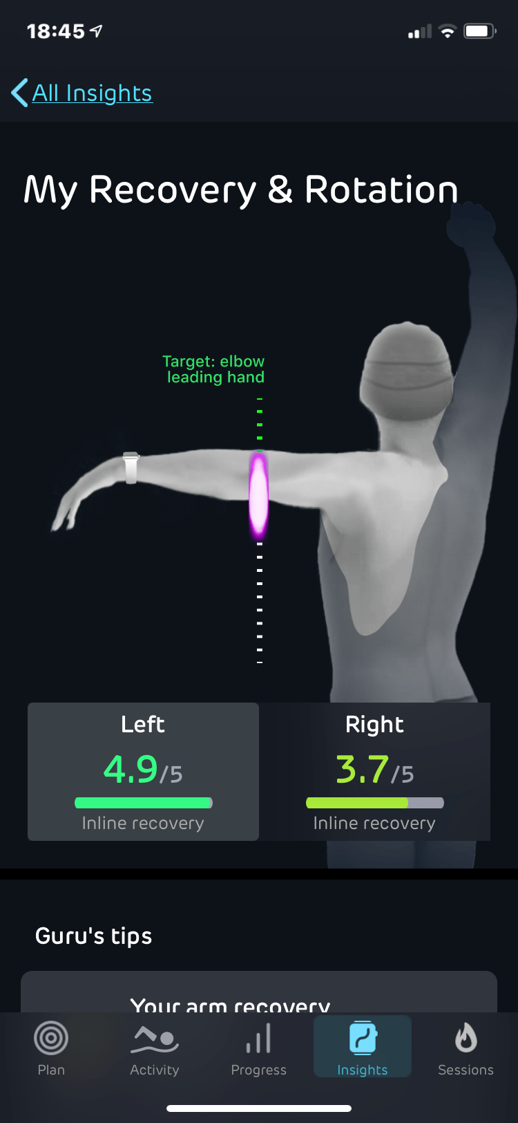 Swim Smooth swim dynamics