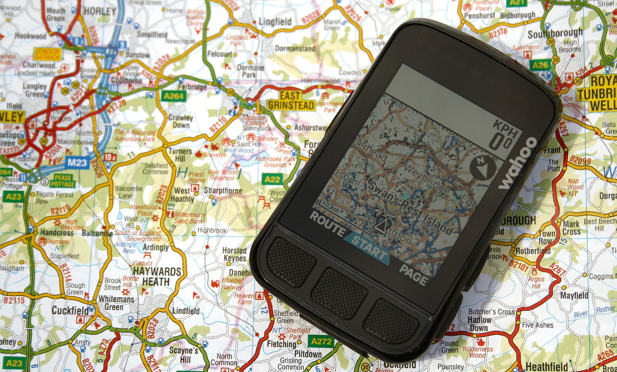 Wahoo Bolt colour map screen segments with rival Review - 2021's new ELEMNT, V2 buyers
