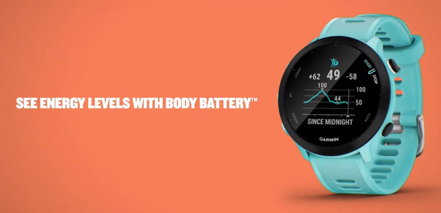 Garmin Forerunner 55 Body Battery Review