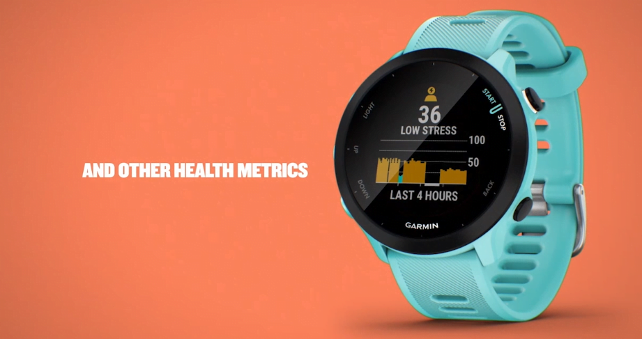 Garmin Forerunner 55 Stress LEvels Review