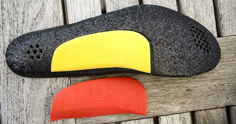 Shimano RC9 medium and high arch inserts velcro Review