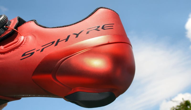 Shimano RC9 heel cup side view Review, SH-RC902, RP9 Comparison