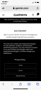 Garmin Introduces 2fa & Now Accepts Paypal