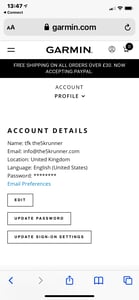 Garmin Introduces 2fa & Now Accepts Paypal