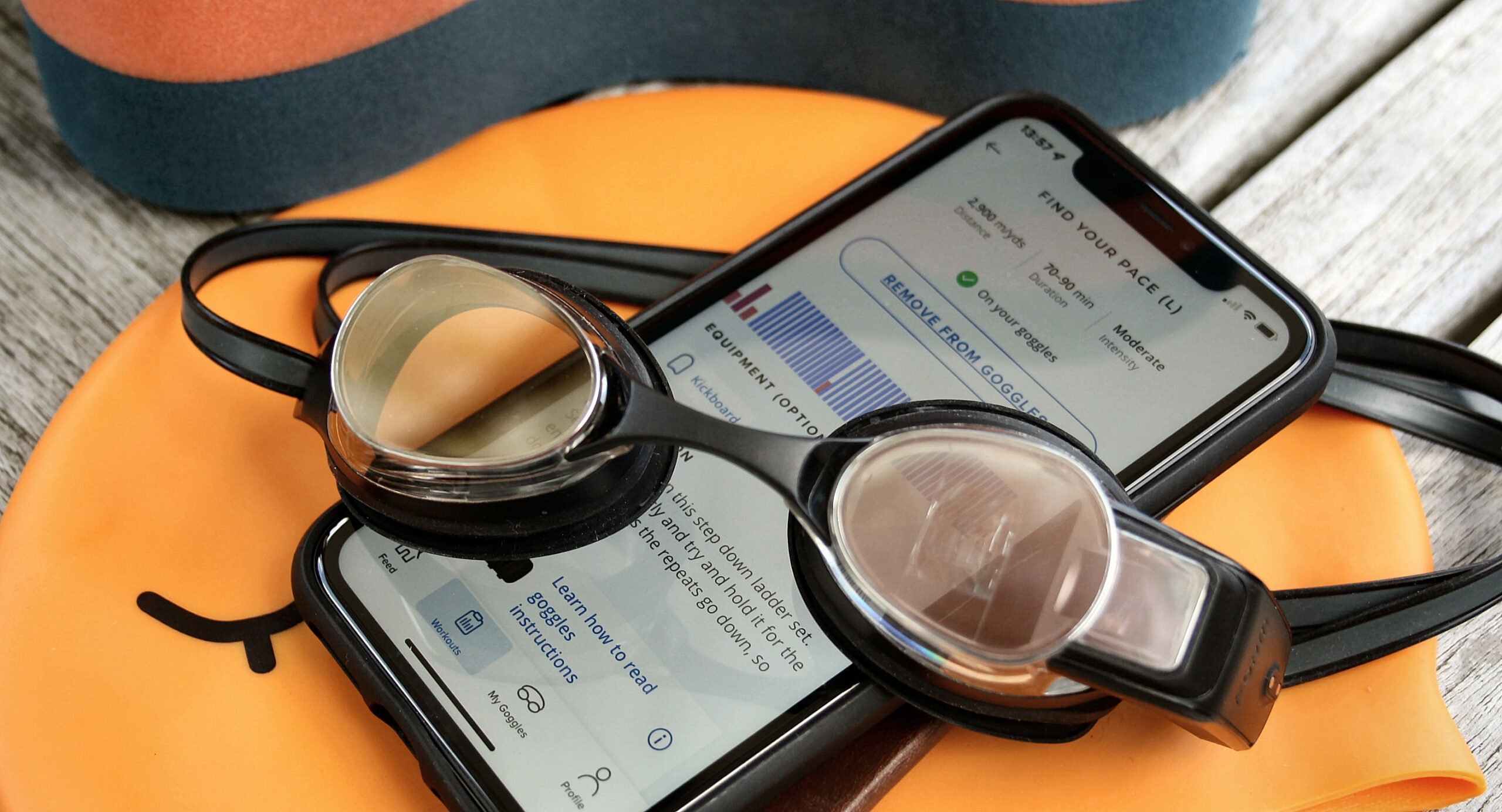 Form Swim Goggles Workout Execution