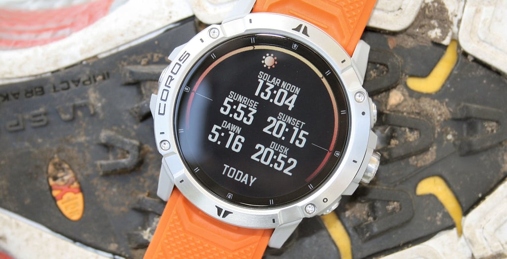 Coros Vertix 2 Solar Sunset info Review