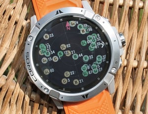 Coros Vertix 2 map of accessible satellites Review