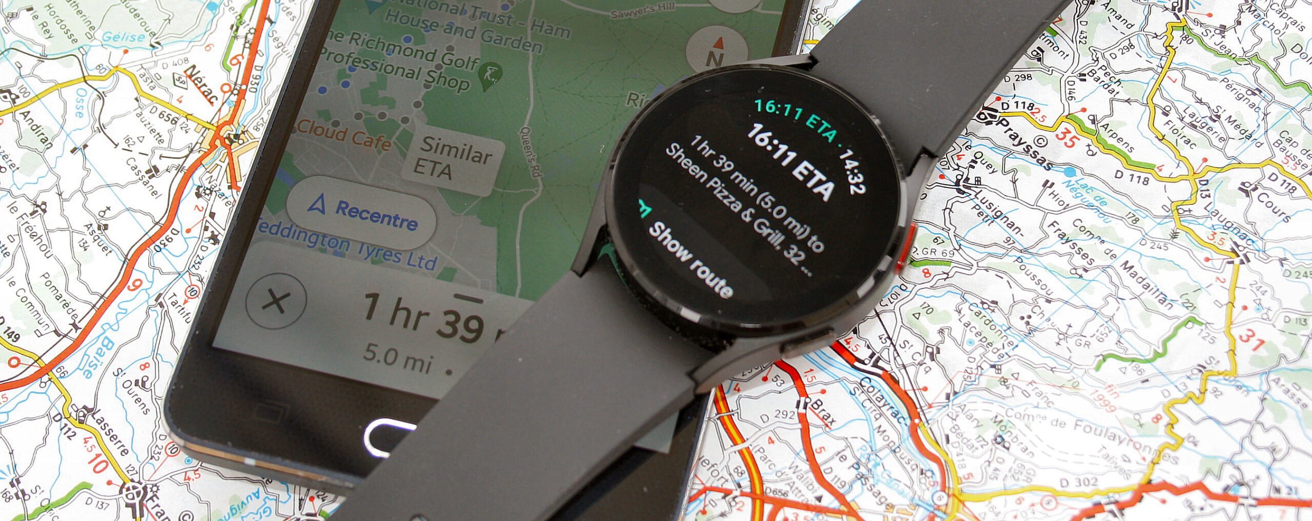 Samsung Galaxy Watch 4 maps navigation atch4 review