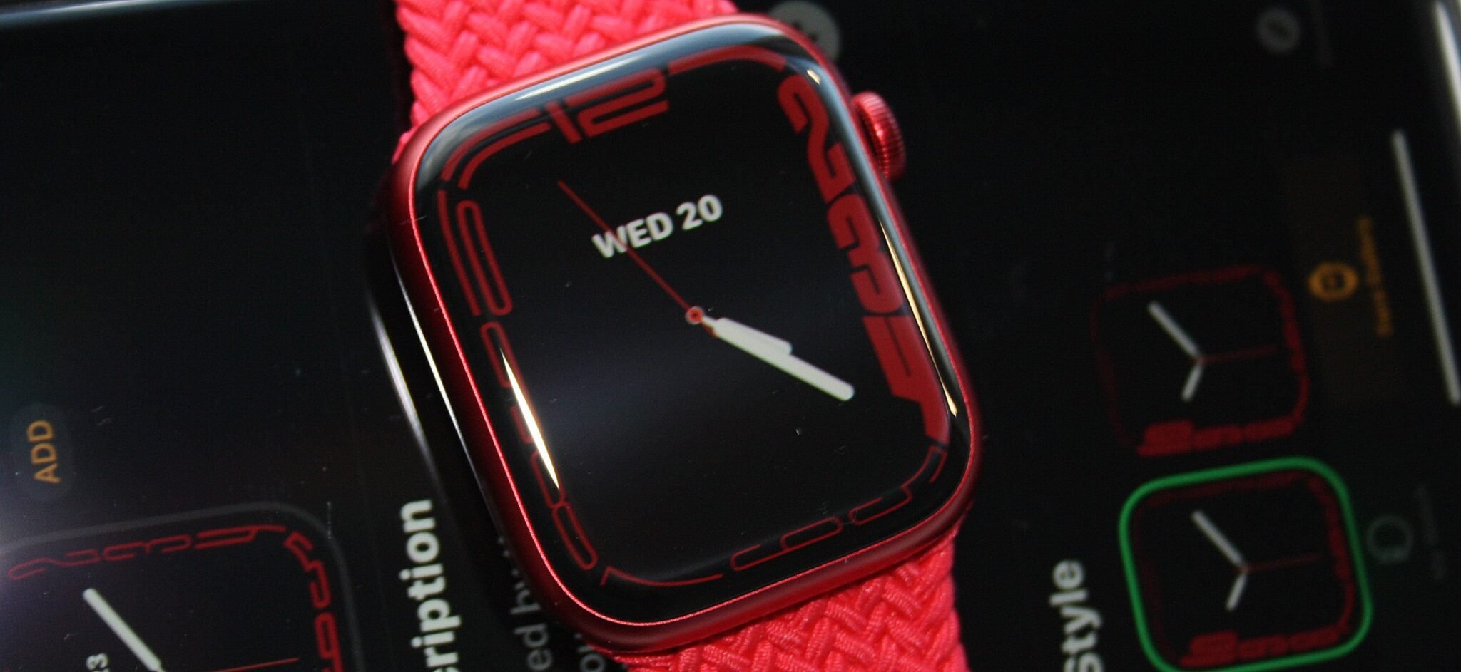Apple Watch Series 7 new contour watchface