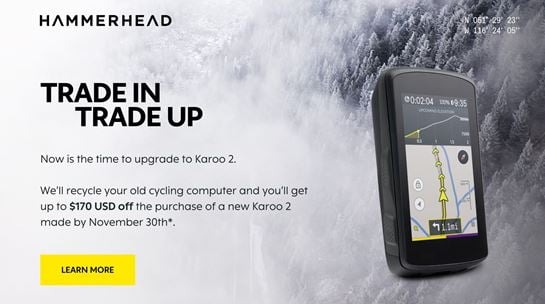 *0 Off * Hammerhead Karoo 2 - Black Friday As Trade In