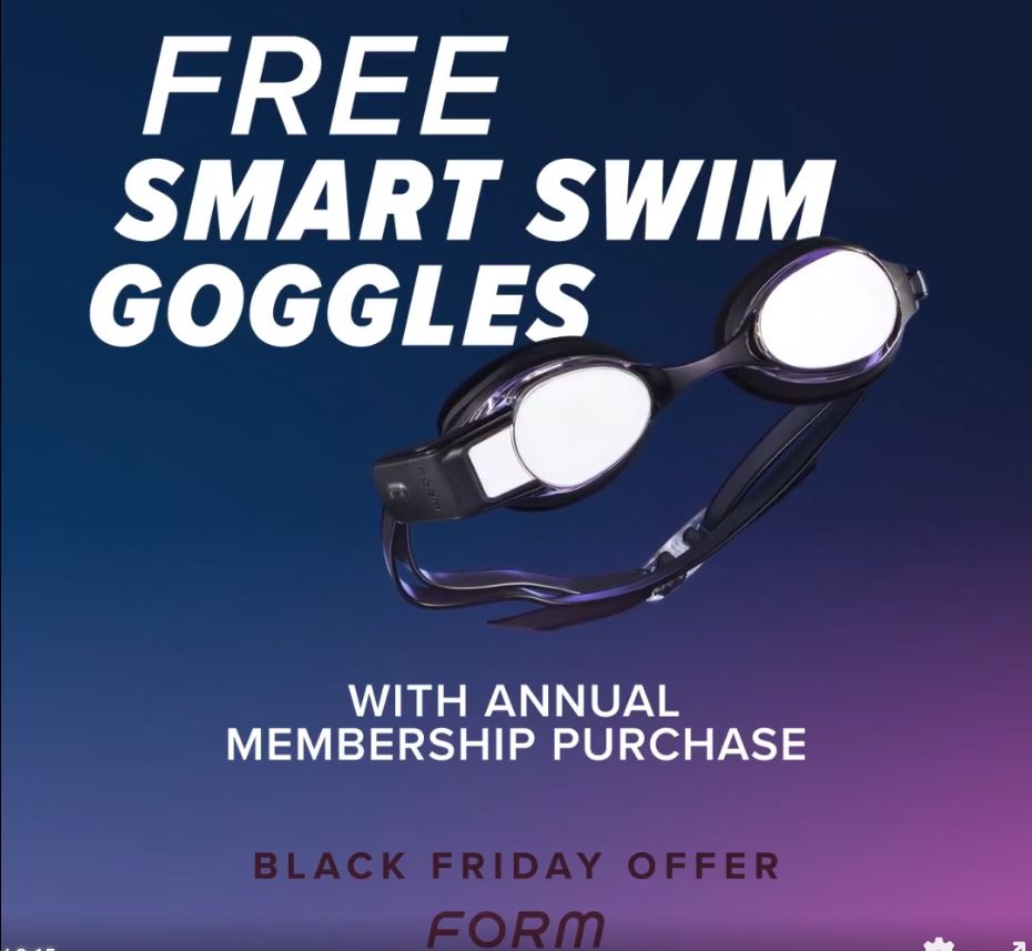 *free* Form Swim Goggles Now - Garmin/apple Compatible Smart Goggles