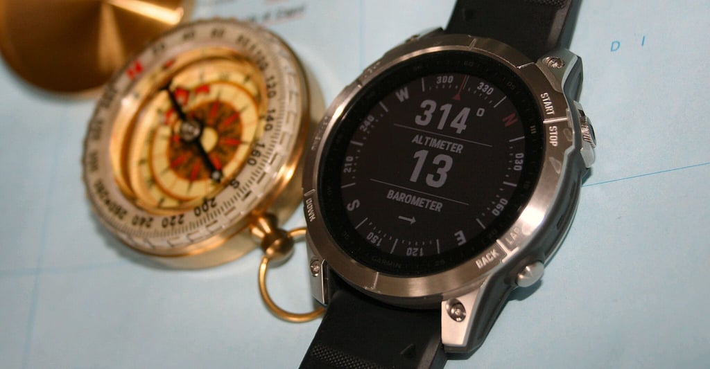 Garmin Fenix 7 compass