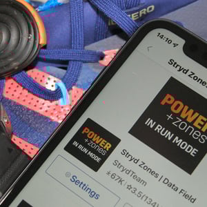 Garmin Fenix 7 stryd data field
