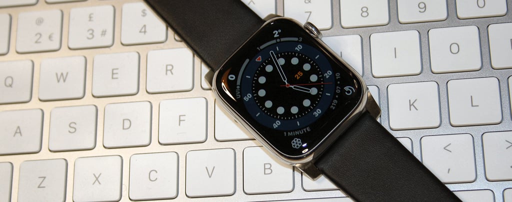 Apple Watch 7 Stainless Steel with Nomad Goods Leather Band