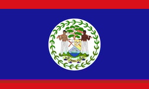 Belize flag from Wikipedia