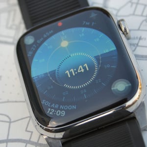 Apple Watch 7 45mm Solar Dial Face