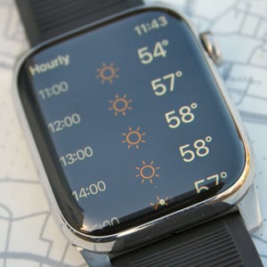 Apple Watch 7 45mm with My Radar App